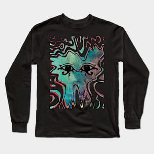 Psychedelic Ankh Long Sleeve T-Shirt